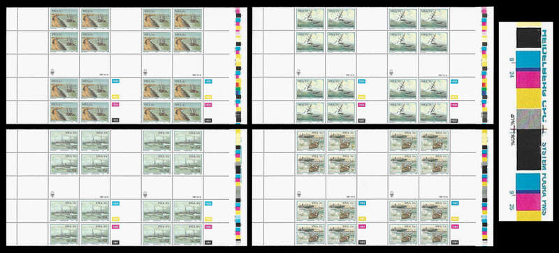 South West Africa.  Proofs ex the S.W.A. Archives.  1987 Shipwrecks.