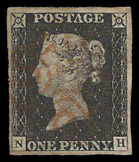 1840 Penny Black as per scan. No hidden defects. Cat.value R8 600-00.