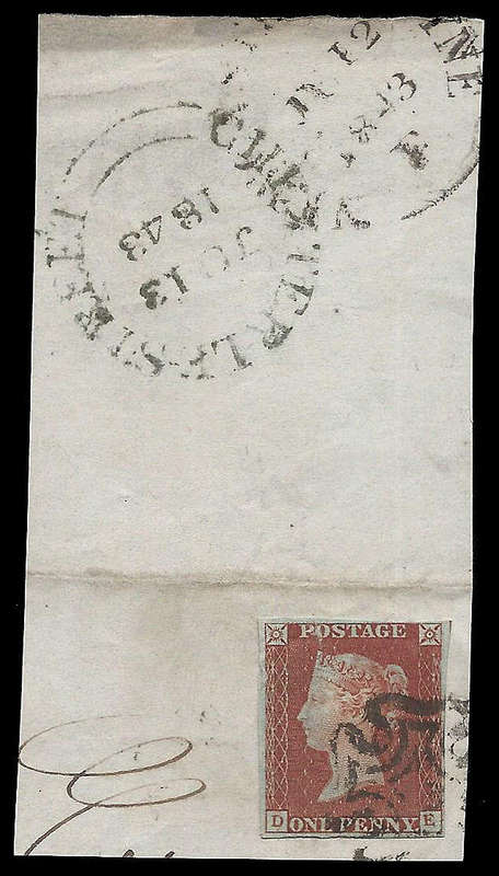 Great Britain. 1841 Penny Red. Cat.value R1 400-00.