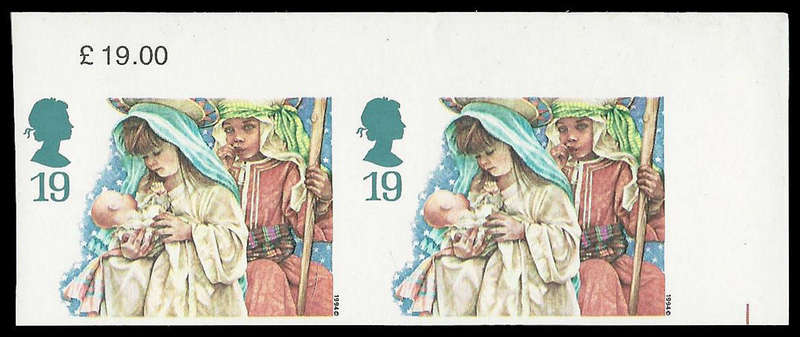 Great Britain. Imperforated Pair. Cat.value R4 200-00. UM.