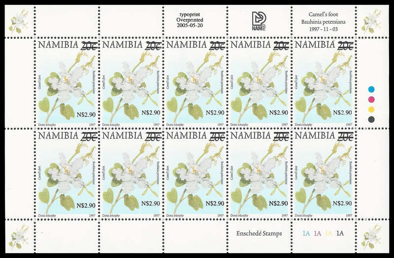 Namibia. 2005 Definitive Surcharges. UM. Cat.value R4 500-00+.