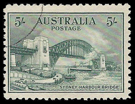 Australia.  1932 Sydney Harbour Bridge. Cat.value R5 400-00.
