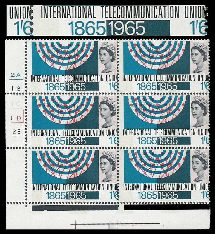 Great Britain. Shifted Perforation. Price equates to £7-00 per stamp.  UM.