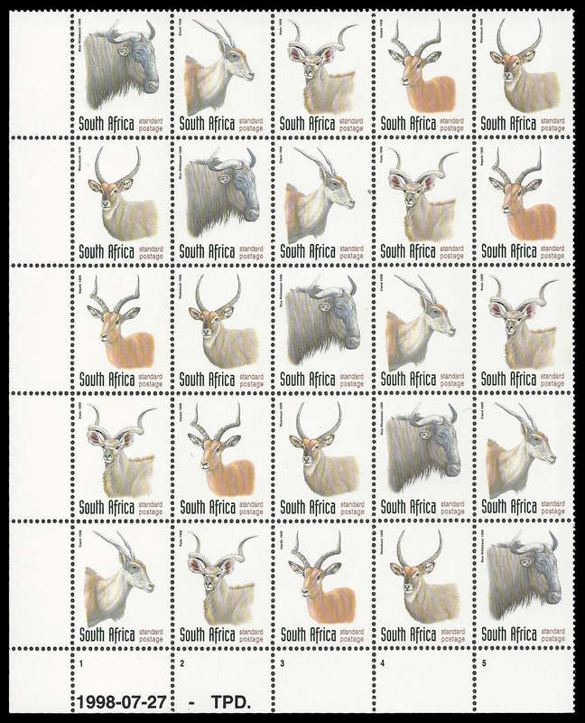 R.S.A. Paper Trials. Diamond Paper - 4mm Phosp Bands - omitted on bottom row.