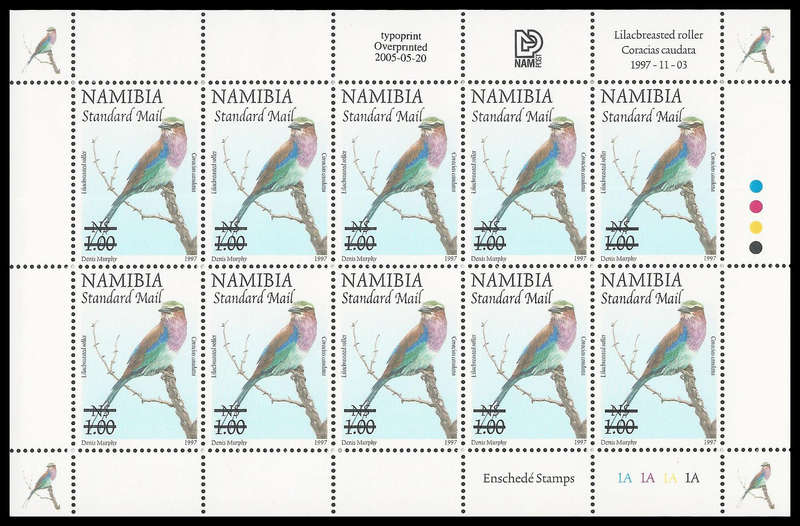 Namibia. 2005 Definitive Surcharges.  UM.  Cat.value R1 000-00+.