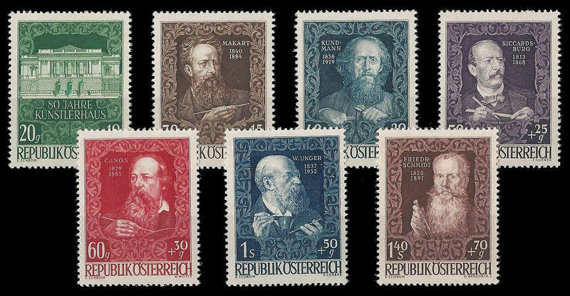 Austria. 1948. Austrian Artists. UM.  Cat.value R670-00.
