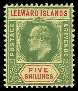 Leeward Islands.  UM.  Cat.value R1 200-00+.
