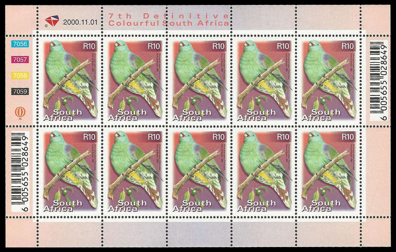 Republic of South Africa.  Cylinder 7056/7059. Cat.value R700-00. UM.