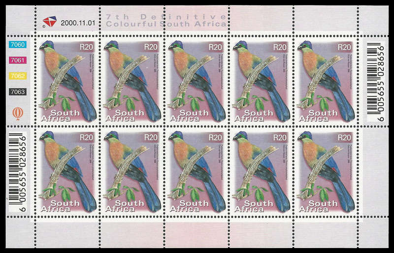 Republic of South Africa. Cylinder 7060/7063. Cat.value R1 500-00. UM.