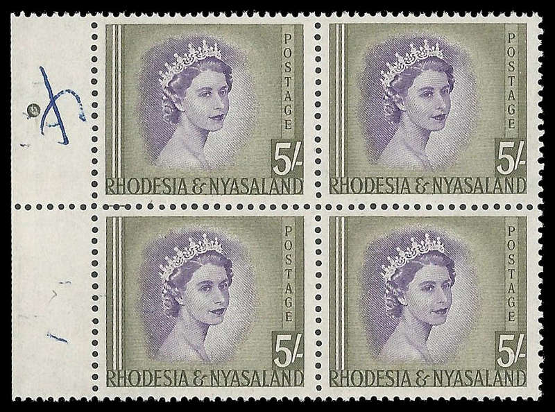 Rhodesia and Nyasaland.    Cat.Value R2 200-00. Unmounted mint.