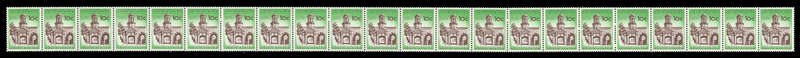 Republic of South Africa.  Proving coil strip of 22.  Cat.value R3 520-00.  UM.