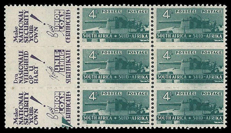 Union of South Africa.  Unmounted mint.  Cat.value R600-00+.