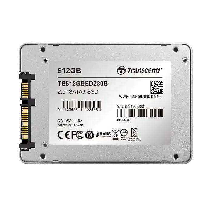 TRANSCEND 512GB SSD BRAND NEW SEALED - SSD230S 6GBps - 2.5` Solid State Drive