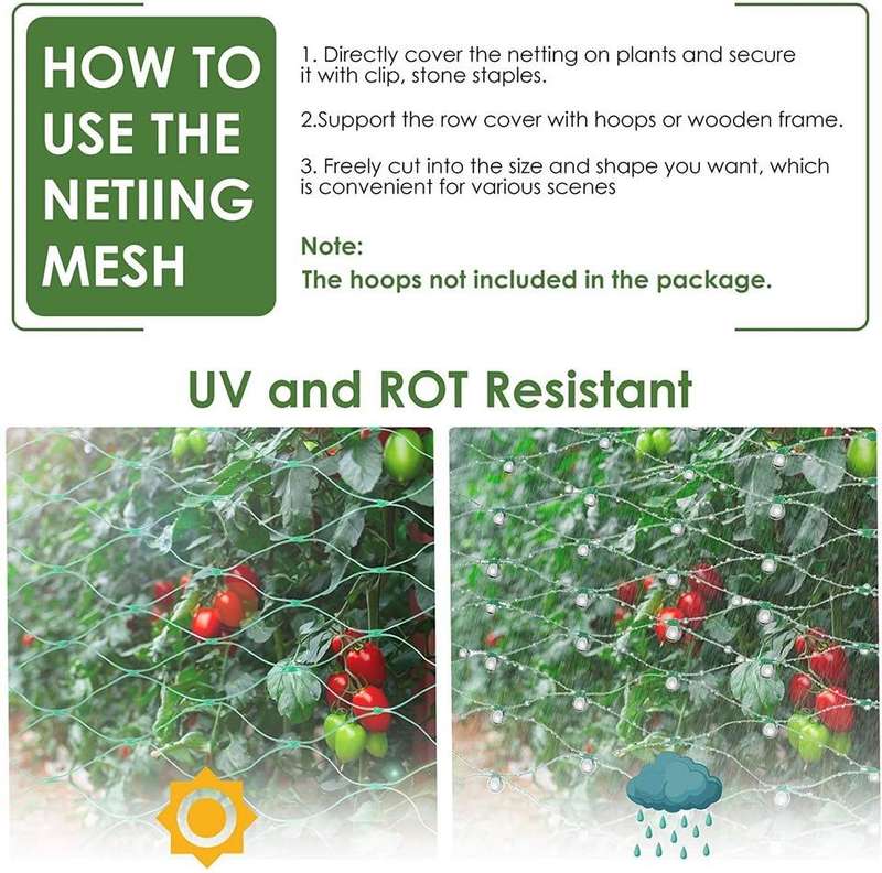 Garden Lightweight Nylon Fruits/Vegetable & Ponds Protection Net