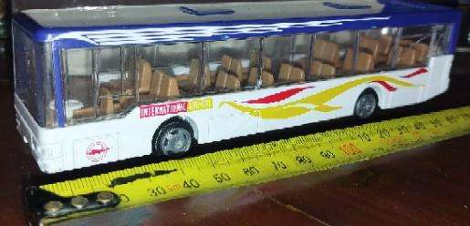 Diecast Bus Model - International Airport - 1/60 scale