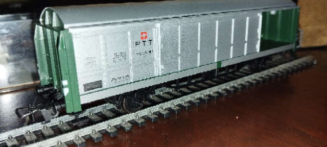 Fleischmann  SBB PTT Sliding Door Van 5336 - HO Scale
