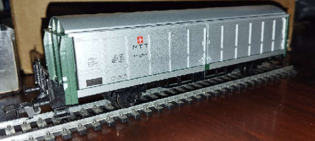Fleischmann  SBB PTT Sliding Door Van 5336 - HO Scale