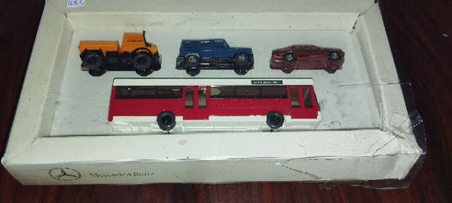 Wiking Mercedes Benz Collectors Set - 4 Vehicle Set   - 1/87 Scale