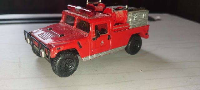 Hummer Forest Fire Engine - Del Prado 1992 - 1/53 Scale