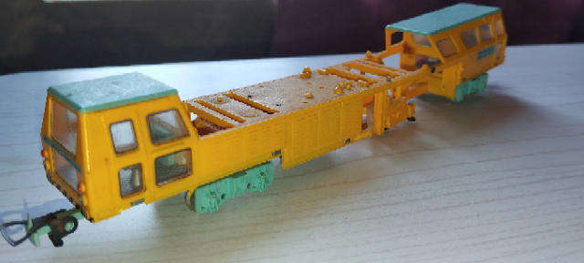 Liliput Plasser Theurer Tamping Machine - HO Scale - INCOMPLETE