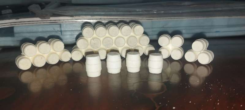 Resin Barrel Lot for Scenery ~ 35 Barrels - HO/OO Scale