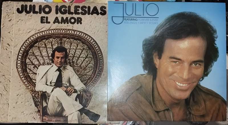 2 x Julio Iglesias  LP Records