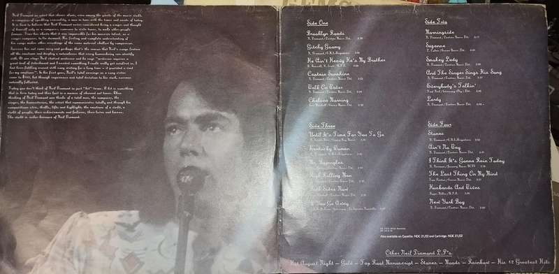 Neil Diamond Gems Double  LP Record