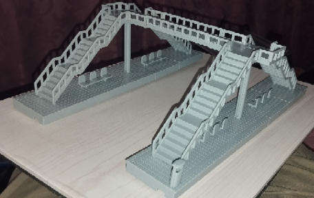 Railway Pedestrian Bridge - HO/OO Scale