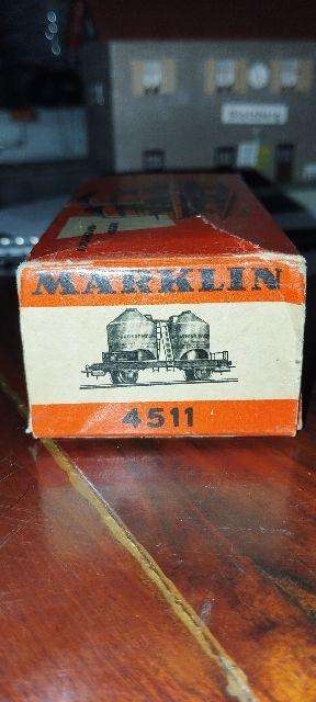 Vintage Märklin DB Cement Silo Wagon - HO Scale