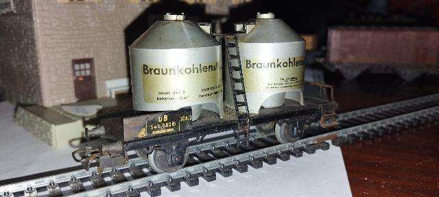 Vintage Märklin DB Cement Silo Wagon - HO Scale