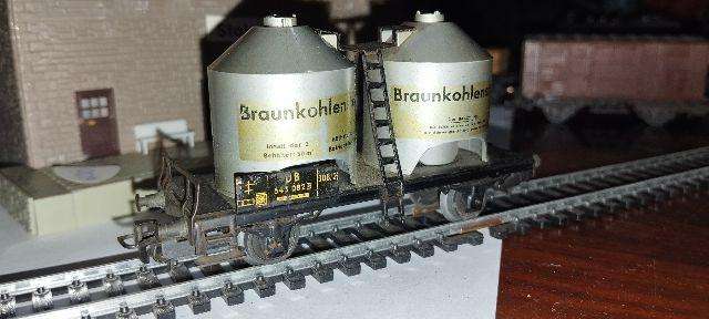 Vintage Märklin DB Cement Silo Wagon - HO Scale