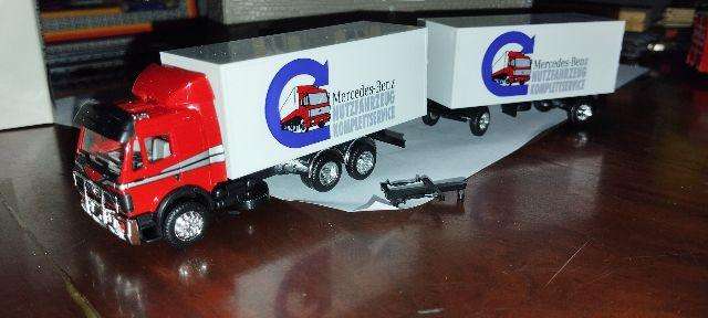 Herpa Mercedes Benz Truck & Trailer - MB Complete Service - 1/87 Scale