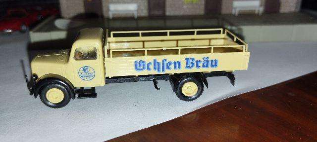 Brekina Magirus 3500 Beer Truck  Ochsen Bräu - 1/87 Scale