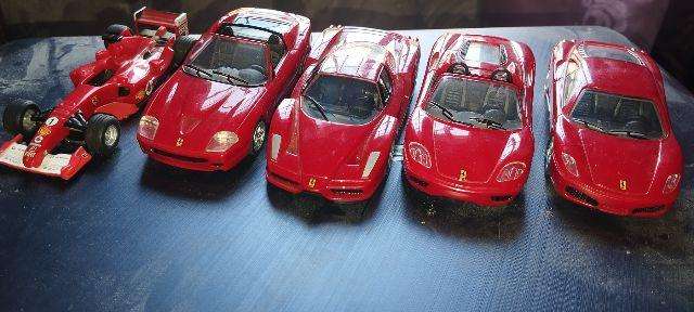 Lot of 5 Ferraris - Shell Ferrari Collection