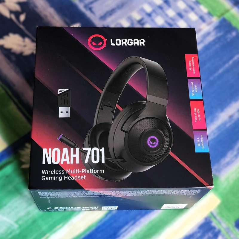 Lorgar Noah 701 Wireless Gaming Headset - Open Box