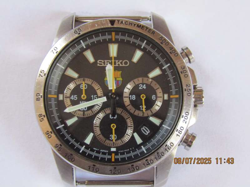 Seiko F.C Barcelona edition watch