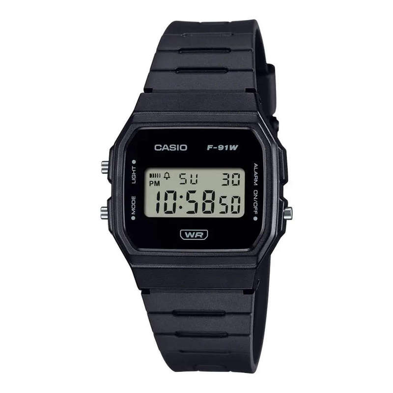 Casio Digital Mens Watch (F-91WB-1A)