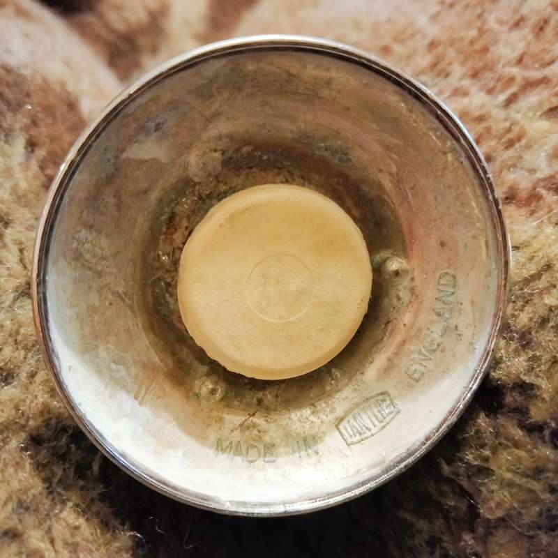 Salts IANTHE England -PEPPER Pot -Mustard Pot Lid + liner Look at my Buy Now listings No Waiting