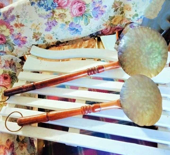 2  Brass Spoons big to hang in Wall  Look at my Buy Now listings No Waiting