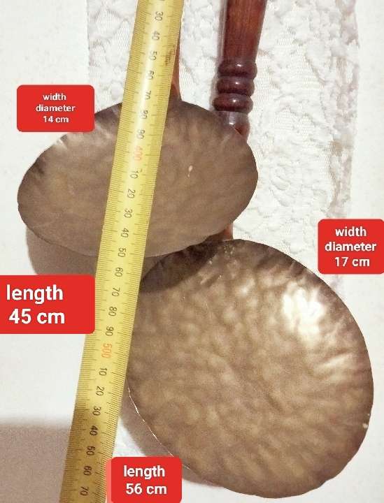 2  Brass Spoons big to hang in Wall  Look at my Buy Now listings No Waiting