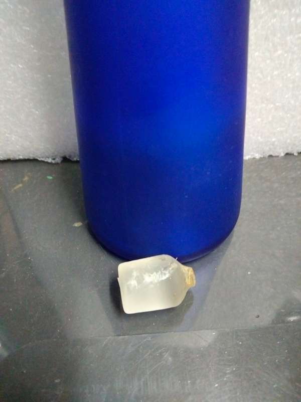 MURANO -SERGIO TALANTI Art Glass Cobolt bottle-ITALY