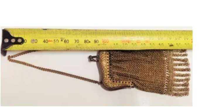 1940 Chain Mail Purse Gilt Metal LOOk At My BUY NOW LISTINGS  NO WAITING Waiting