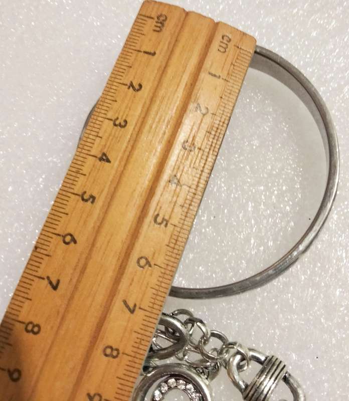 2 -1 Bangle solid Mother of Pearl black+cream triangle+1 Bracelet crystal pavsilver tone metal links