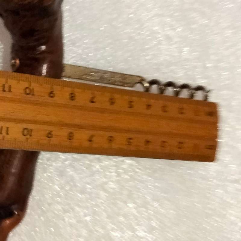 French Grapevine Wood Corkscrew opener+shot glass holder Wood