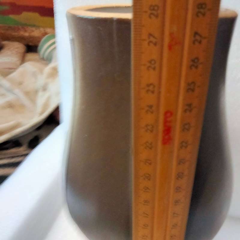 Art Pottery Pitcher West Germany mid century retro Slip Glaze