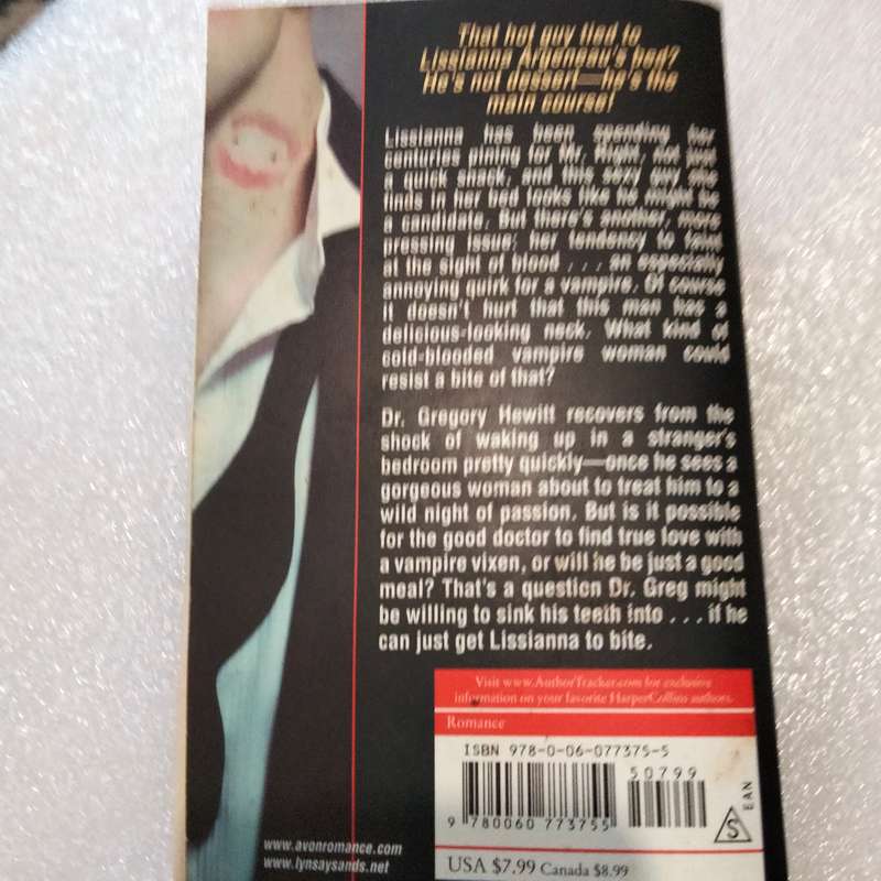 Lindsey Sands A Quick Bite - PB 2005 Book soft cover Pre-owned