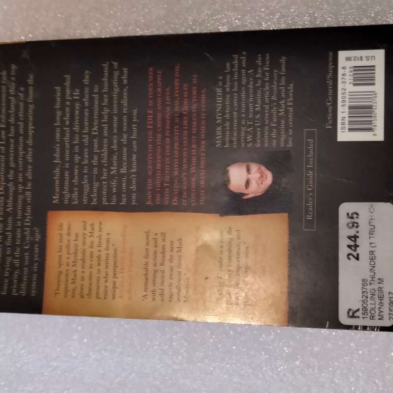 Mark Mynheir -Rolling Thunder - PB 2005 Book soft cover Pre-owned