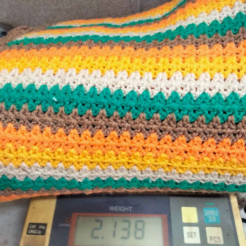 Crochet blanket wool warm bright  STUNNING hand made  Look at my Buy Now listings No Waiting