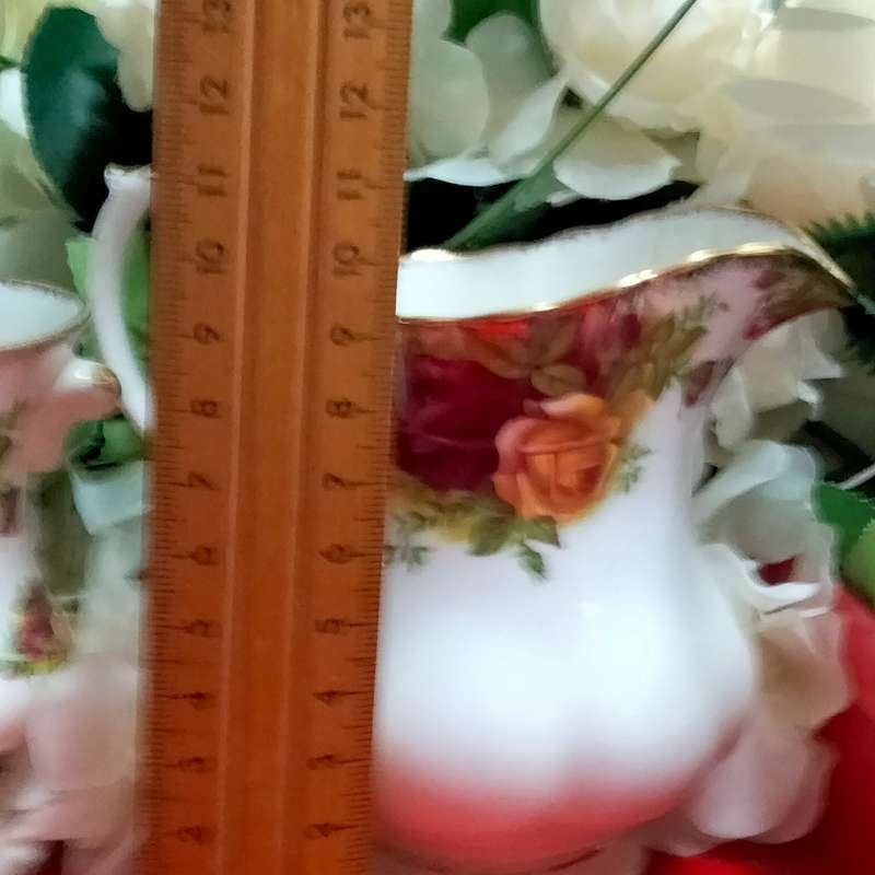 Royal Albert Old Country Roses Posy Vase + Milk Jug LOOK AT MY BUY NOW LISTINGS - NO WAITING