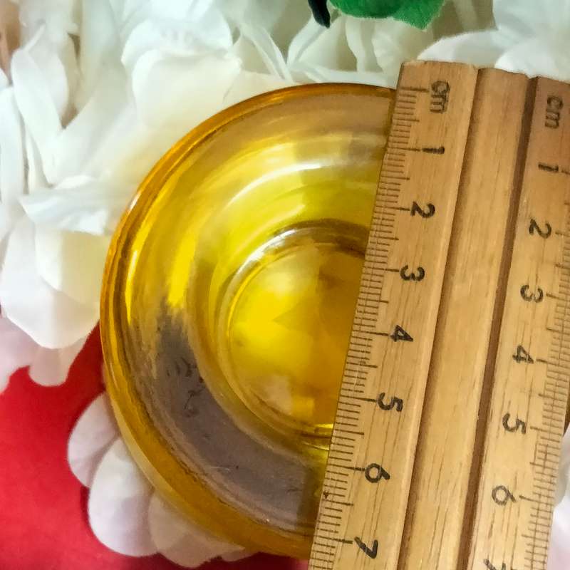 2 Yellow Glass Candle holder -Votive Tea Light  Look at my Buy Now listing